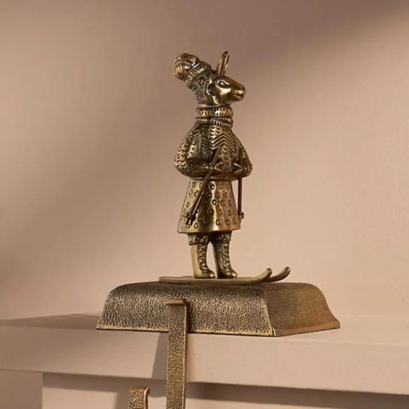 Anthropologie Bronze Wilma Stocking Holder - Picture 3 of 3